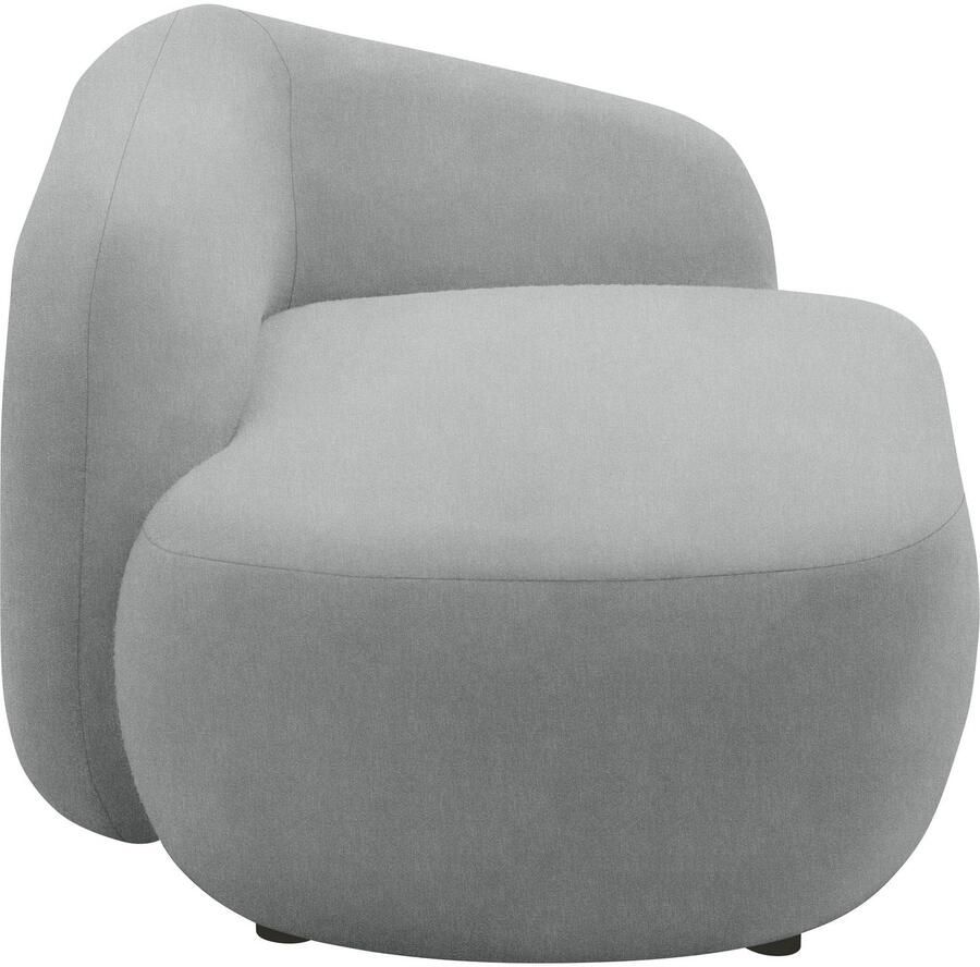 Andas Récamier Björnar incl. reversible-sierkussen: bloemmotief resp. uni Binnenvering armleuning links of rechts naar keuze B D H: 183x105x75 cm