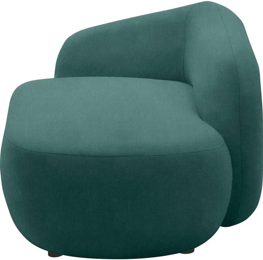 Andas Récamier Björnar incl. reversible-sierkussen: bloemmotief resp. uni Binnenvering armleuning links of rechts naar keuze B D H: 183x105x75 cm