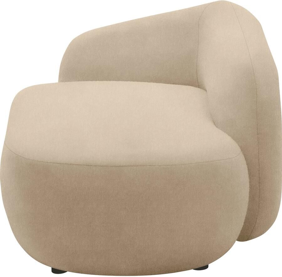 Andas Récamier Björnar incl. reversible-sierkussen: bloemmotief resp. uni Binnenvering armleuning links of rechts naar keuze B D H: 183x105x75 cm