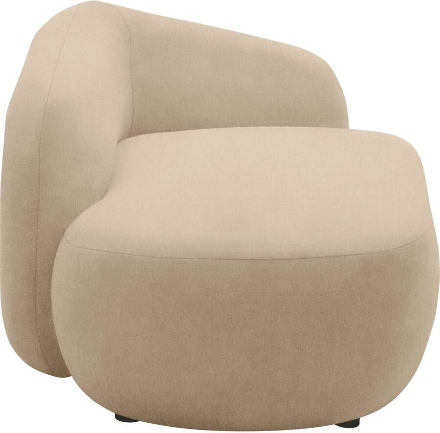 Andas Récamier Björnar incl. reversible-sierkussen: bloemmotief resp. uni Binnenvering armleuning links of rechts naar keuze B D H: 183x105x75 cm