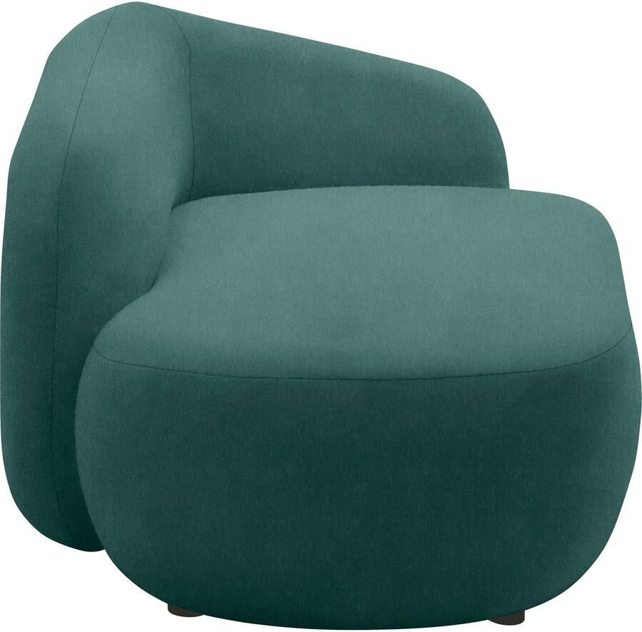 Andas Récamier Björnar incl. reversible-sierkussen: bloemmotief resp. uni Binnenvering armleuning links of rechts naar keuze B D H: 183x105x75 cm