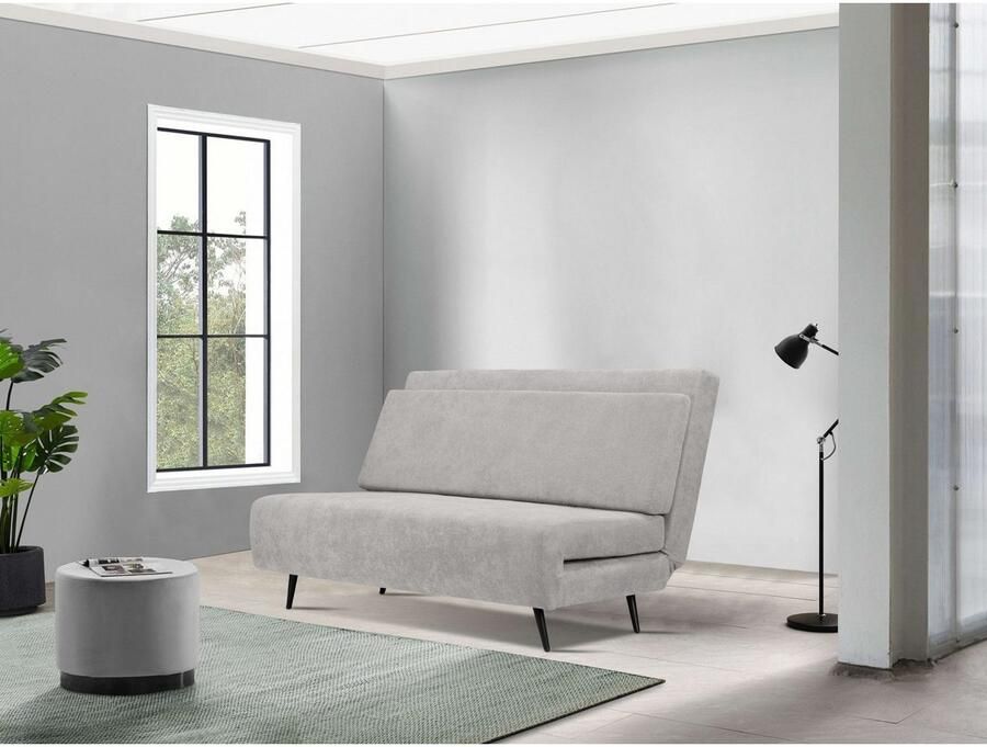 Home affaire Slaapbank LINNEA Daybed met opklapbaar ligoppervlak in geweven stof velours corduroy