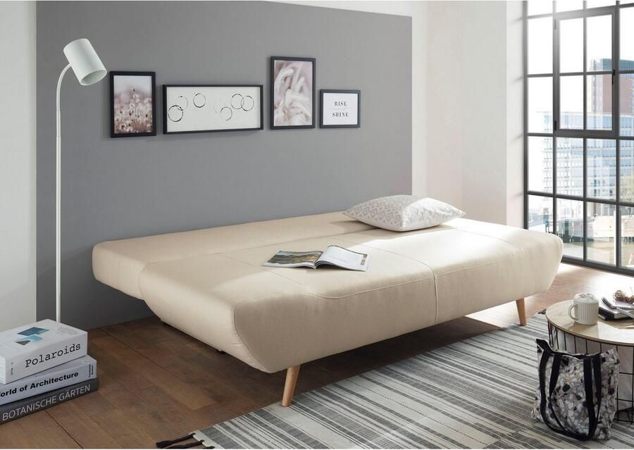 Home affaire Slaapbank Segmon simpel in een comfortabel te bed veranderen inclusief bedkist