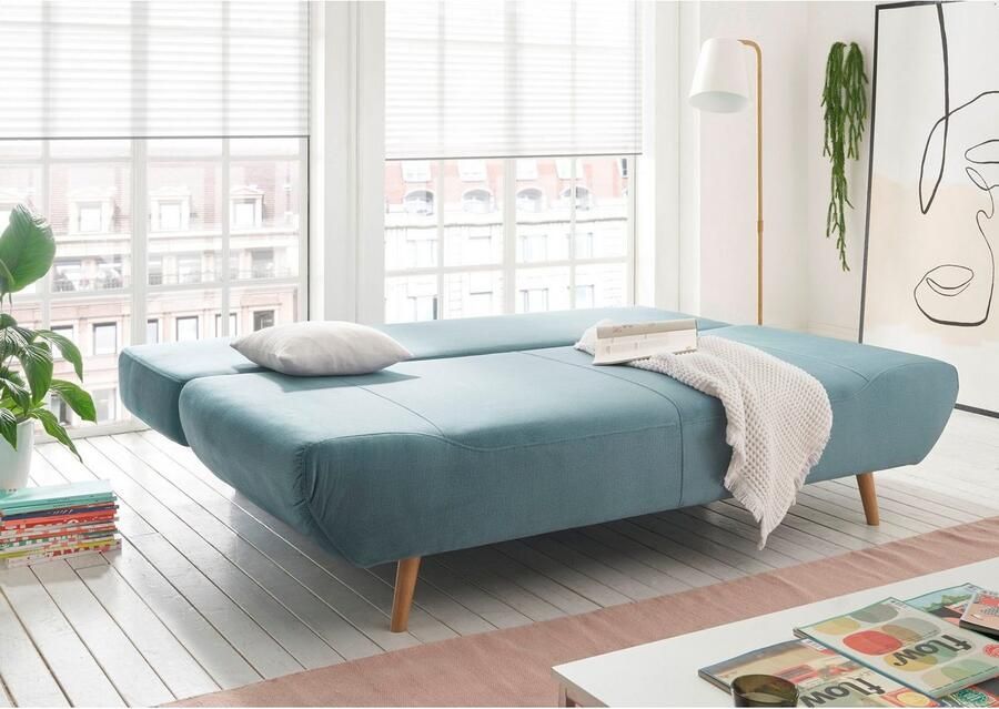 Home affaire Slaapbank Segmon simpel in een comfortabel te bed veranderen inclusief bedkist