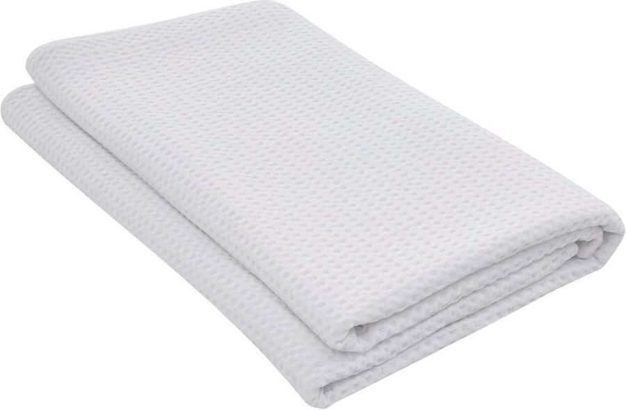 Andas Sprei Greta in wafelpiqué-look vele kleuren beschikbaar deken vanaf 150x250 cm