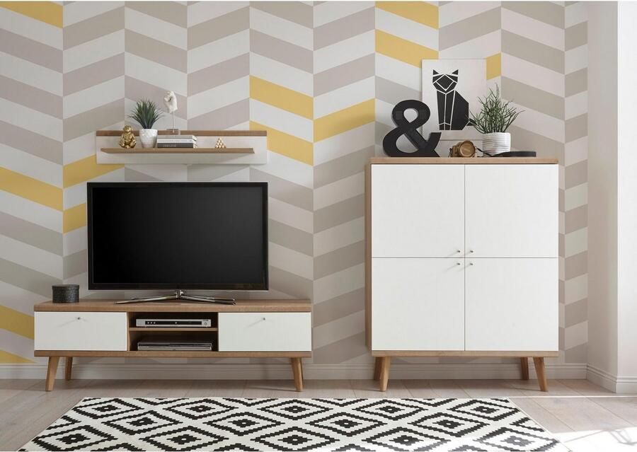Andas Tv-meubel MERLE Scandi Design breedte 160 cm