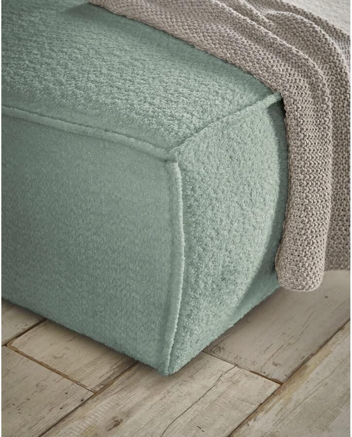 OTTO Zithoek FINNLEY U-Vorm XXL 329 cm Slaapbank Slaapfunctie m. Bedlade beschikbaar in de stofkwaliteiten bouclé structuur fijn en mega cord