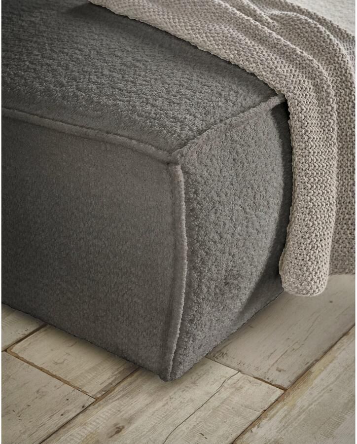 OTTO Zithoek FINNLEY U-Vorm XXL 329 cm Slaapbank Slaapfunctie m. Bedlade beschikbaar in de stofkwaliteiten bouclé structuur fijn en mega cord