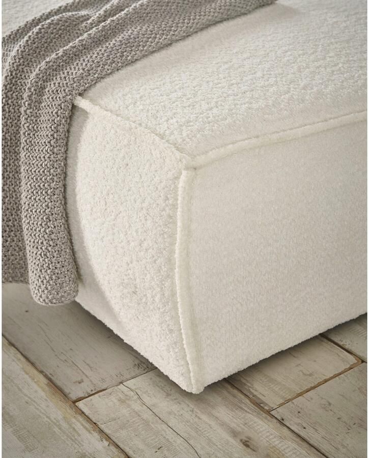 OTTO Zithoek FINNLEY U-Vorm XXL 329 cm Slaapbank Slaapfunctie m. Bedlade beschikbaar in de stofkwaliteiten bouclé structuur fijn en mega cord