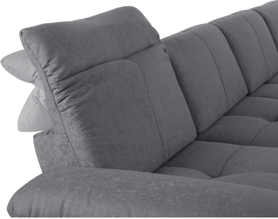 Andas Zithoek Stenlille Multifunctionele Sofa U-vorm incl. verstelbare zitdiepte hoofdbord en armleuning