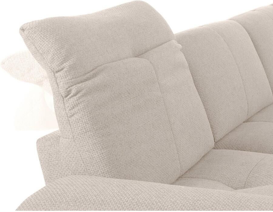 Andas Zithoek Stenlille Multifunctionele Sofa U-vorm incl. verstelbare zitdiepte hoofdbord en armleuning