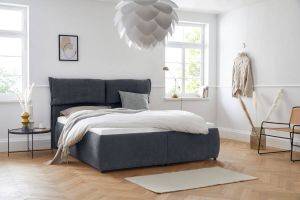 Andas Bekleed ledikant Jenson als bedframe of met 3 matrassoorten en hardheden