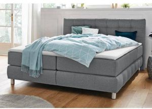Andas Boxspring Salo incl. topmatras in fluwelige look of structuurstof 6 breedten 2 hardheden tfk ook in hardheid 4. 3 matrassoorten