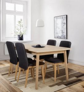 Andas Eettafel Houtfineer van eiken