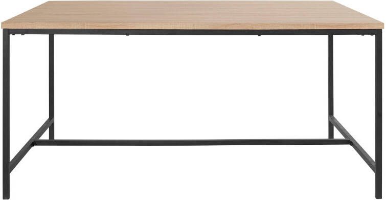 Andas Eettafel Vadum met tafelblad in een hout-look en voelbare structuur hoogte 76 cm (1 stuk)