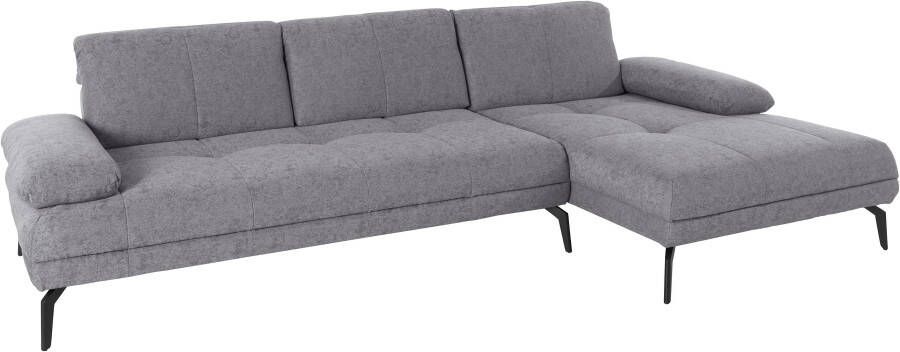 Andas Hoekbank Stenlille Multifunctionele sofa L-vorm incl. verstelbare zitdiepte hoofdbord en armleuning