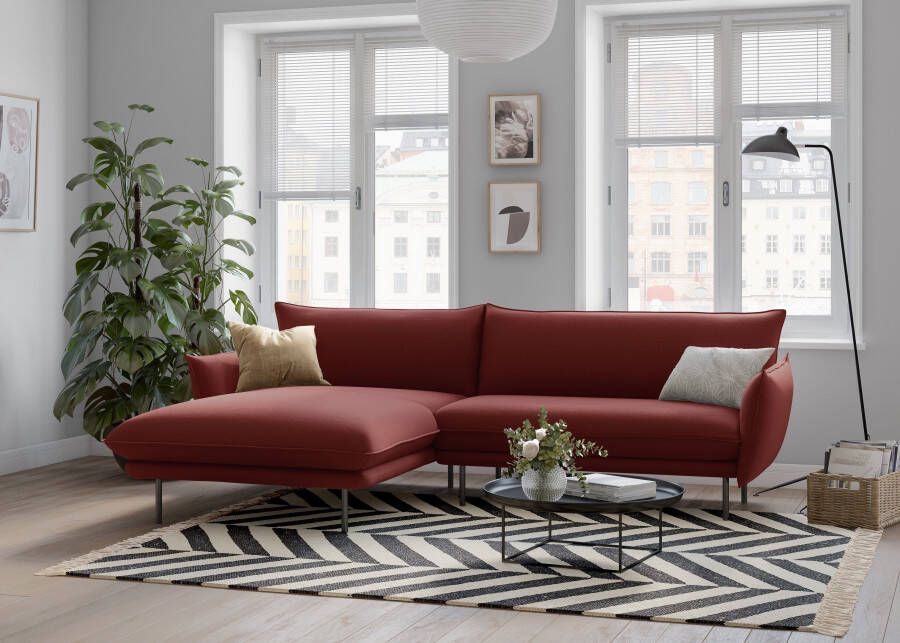 Andas Hoekbank Stine Bijzonder design door kussen-look en opstaande naad by Morten Georgsen