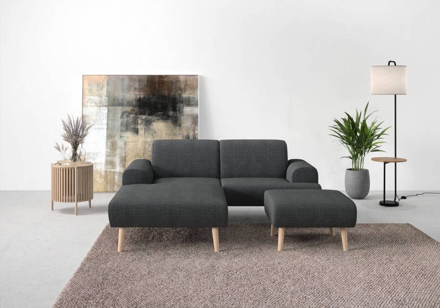 Andas Hoekbank SWIFT Binnenveringsinterieur bxdxh: 192x83x176 cm