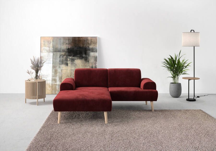 Andas Hoekbank Swift L-vorm Binnenveringsinterieur bxdxh: 192x83x176 cm