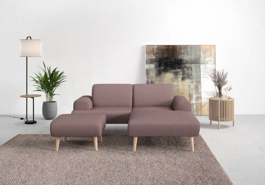 Andas Hoekbank Swift L-vorm Binnenveringsinterieur bxdxh: 192x83x176 cm