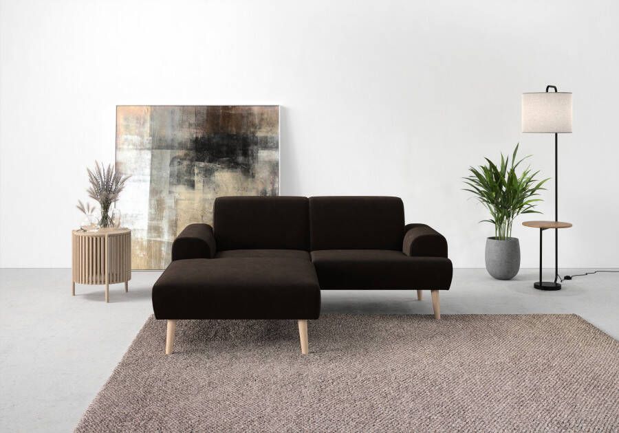 Andas Hoekbank Swift L-vorm Binnenveringsinterieur bxdxh: 192x83x176 cm