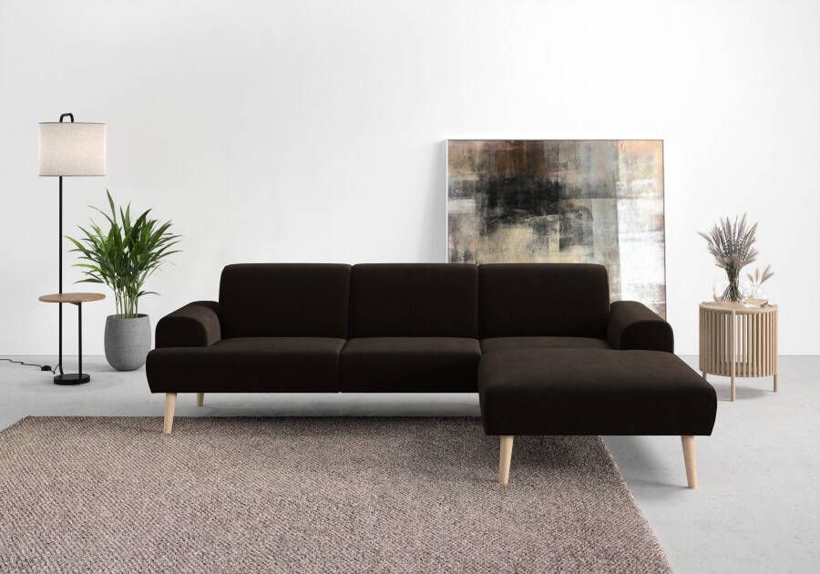 Andas Hoekbank Swift L-vorm Binnenveringsinterieur bxdxh: 292x83x176 cm