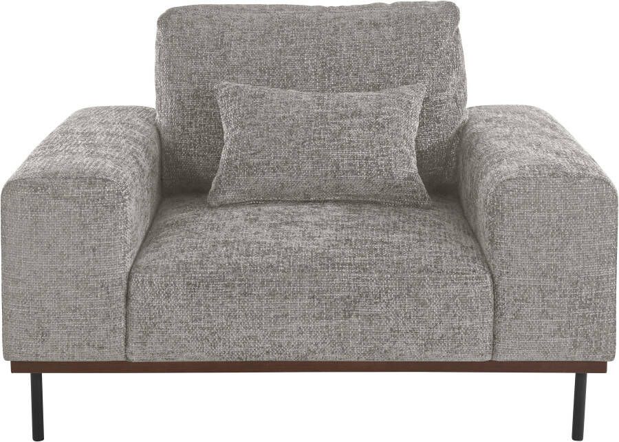 Andas Loveseat MIKAEL gebeitste houten lijst passend bij de serie 'mikael' incl. sierkussen (1 stuk)