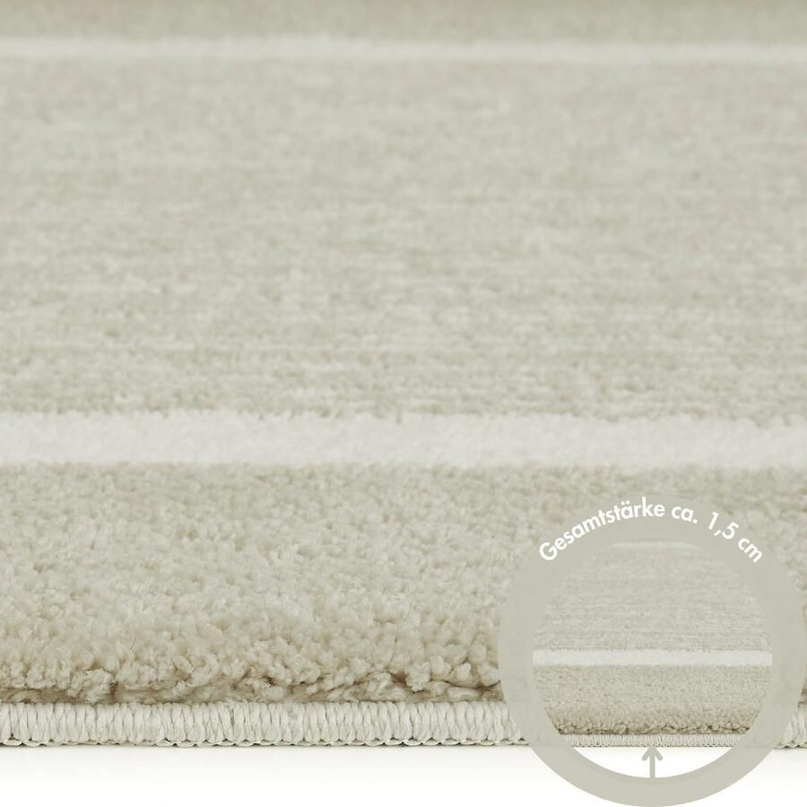 Andiamo Badmat Maui gestreept met bies ook verkrijgbaar als 2-delige set