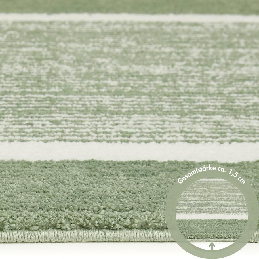 Andiamo Badmat Maui gestreept met bies ook verkrijgbaar als 2-delige set