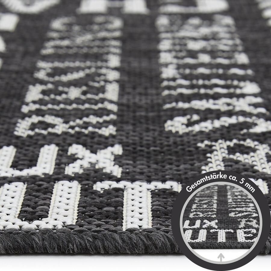 Andiamo Keukenloper Arizona wijn Platweefsel motief wijn met een opschrift keuken geschikt voor buiten