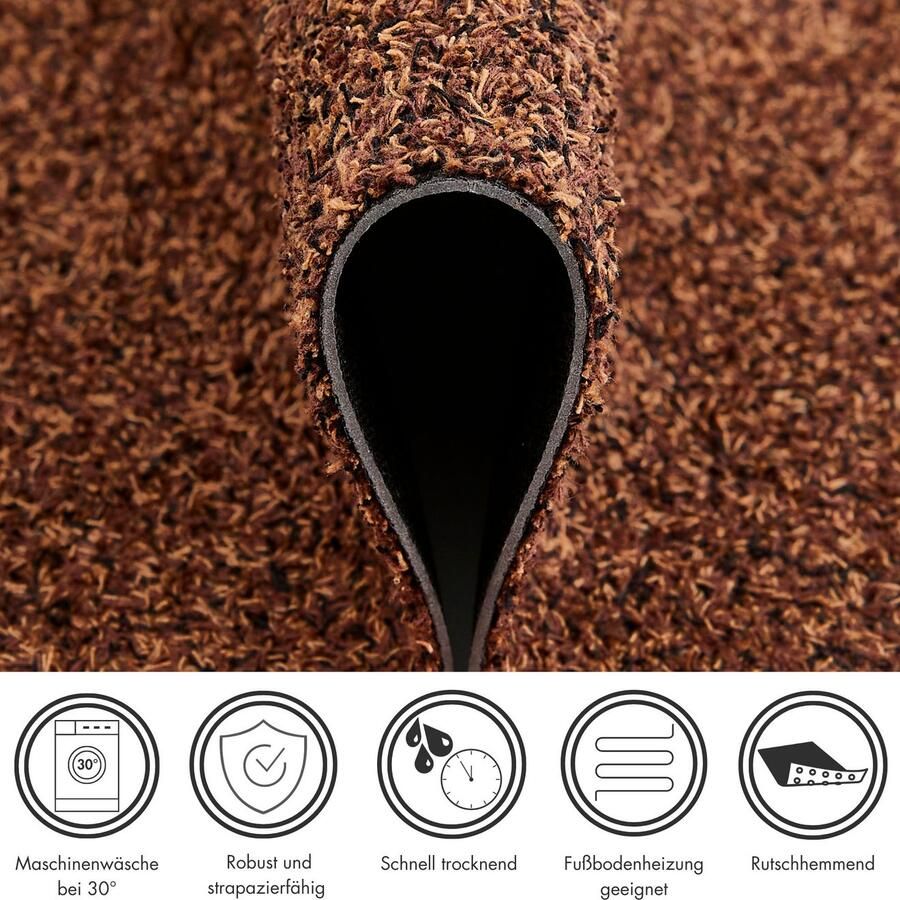 Andiamo Mat Samson Made in Netherlands Vuilafstotende mat wasbaar antislip ook verkrijgbaar als 2-delige set