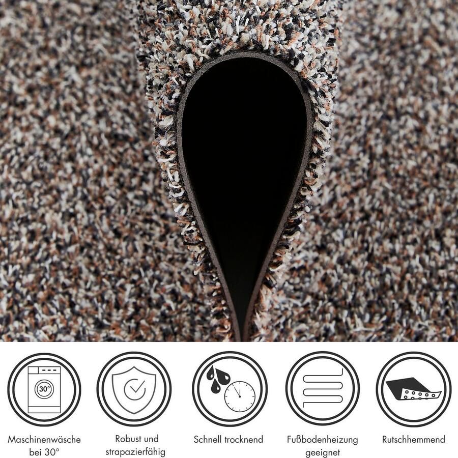 Andiamo Mat Samson Made in Netherlands Vuilafstotende mat wasbaar antislip ook verkrijgbaar als 2-delige set