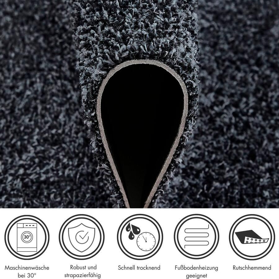 Andiamo Mat Samson Made in Netherlands Vuilafstotende mat wasbaar antislip ook verkrijgbaar als 2-delige set