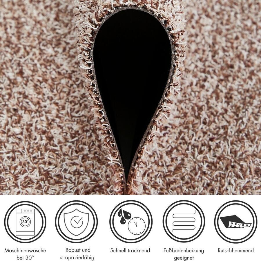 Andiamo Mat Samson Made in Netherlands Vuilafstotende mat wasbaar antislip ook verkrijgbaar als 2-delige set