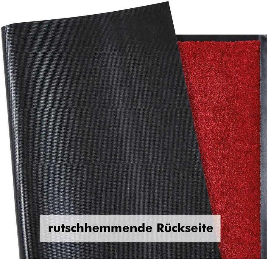 Andiamo Mat Super Wash & Clean Made in Belgium Vuilopvangmat uni kleuren antislip wasbaar