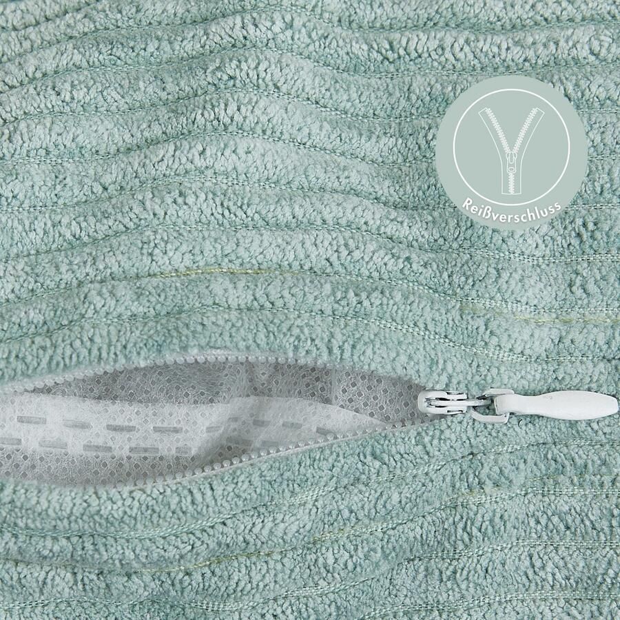 Andiamo Sierkussen Cord kussen Emy kussenhoes met vulling Sierkussens vierkant 40x40 of 30x50 cm ook verkrijgbaar als 4-delige set (1 stuk)