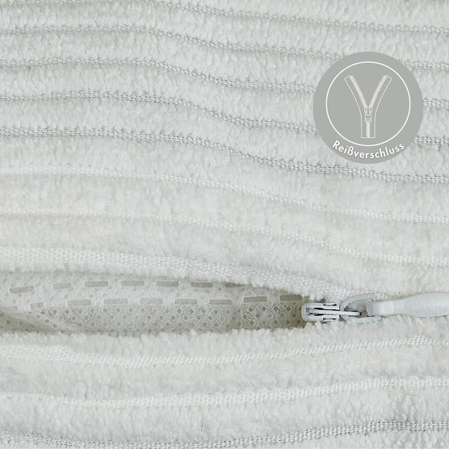 Andiamo Sierkussen Cord kussen Emy kussenhoes met vulling Sierkussens vierkant 40x40 of 30x50 cm ook verkrijgbaar als 4-delige set (1 stuk)