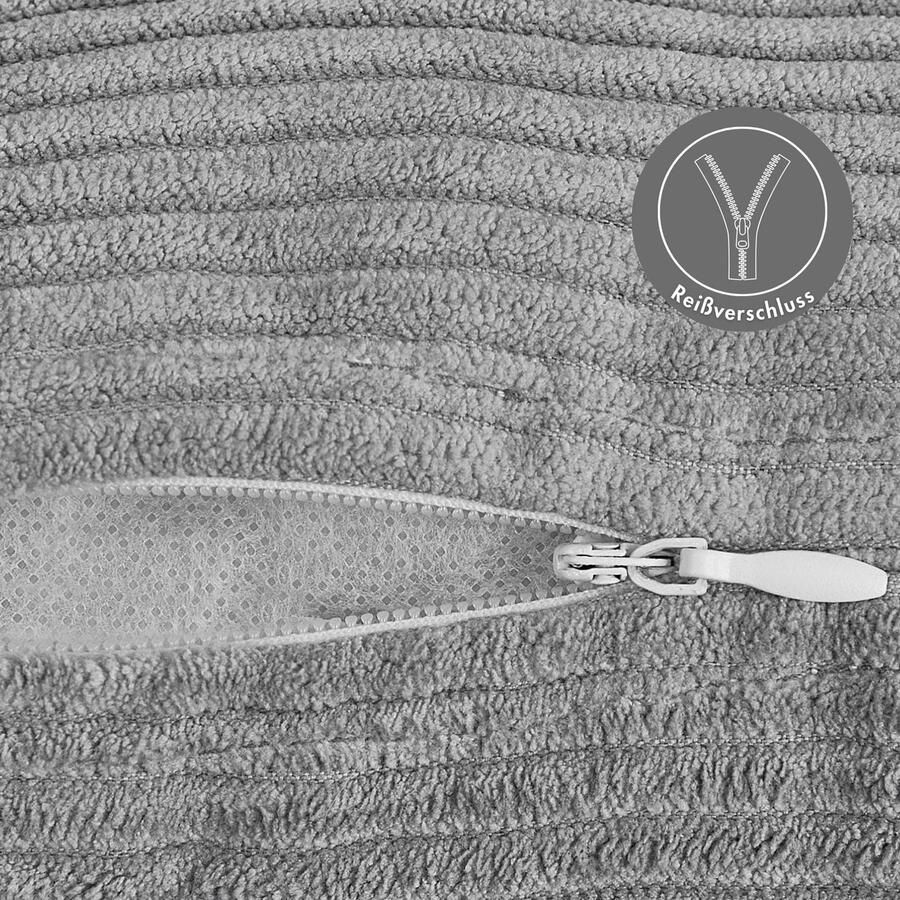 Andiamo Sierkussen Cord kussen Emy kussenhoes met vulling Sierkussens vierkant 40x40 of 30x50 cm ook verkrijgbaar als 4-delige set (1 stuk)