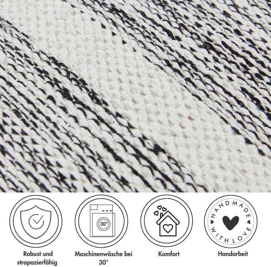 Andiamo Sierkussen Malena Etnisch patroon bankkussen kussenhoes met vulling vierkant 45x45 cm (1 stuk)