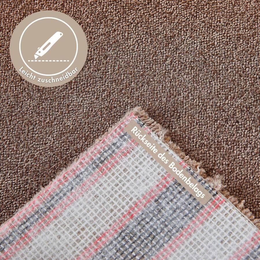 Andiamo Tapijt Florence slang Made in Belgium Uni-kleuren breedte 400 cm slijtvast & robuust