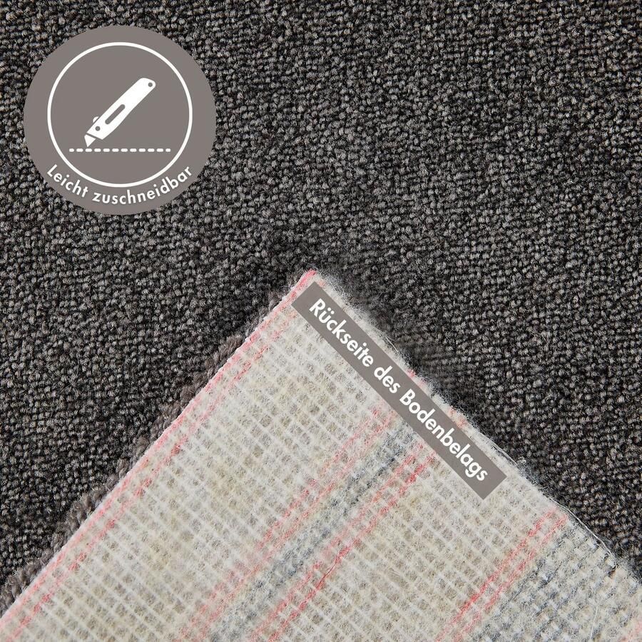 Andiamo Tapijt Florence slang Made in Belgium Uni-kleuren breedte 400 cm slijtvast & robuust