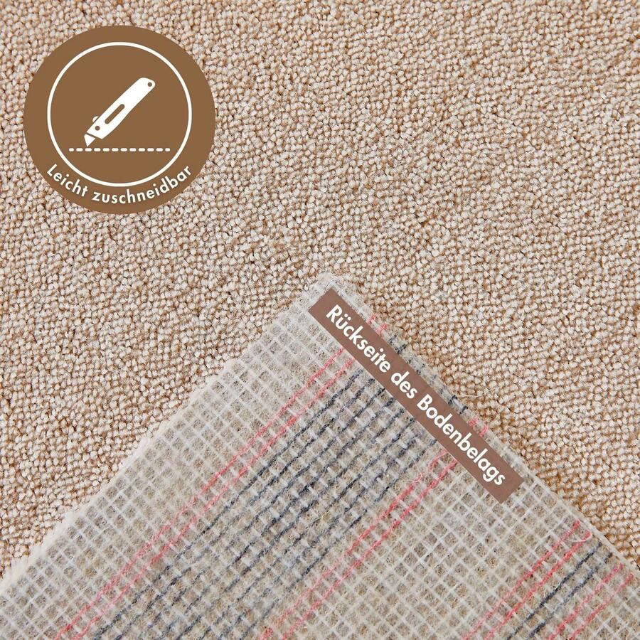 Andiamo Tapijt Florence slang Made in Belgium Uni-kleuren breedte 400 cm slijtvast & robuust