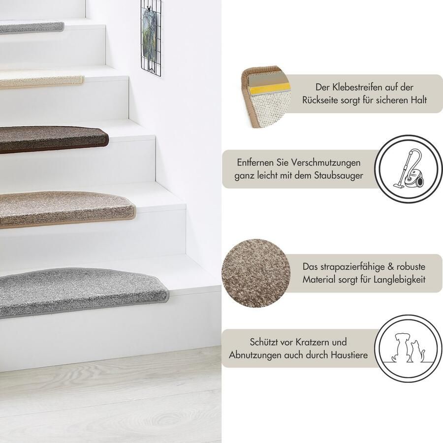 Andiamo Tredemat Casablanca Made in Netherlands Effen kleuren zelfklevend slijtvast 15 stuks in een set