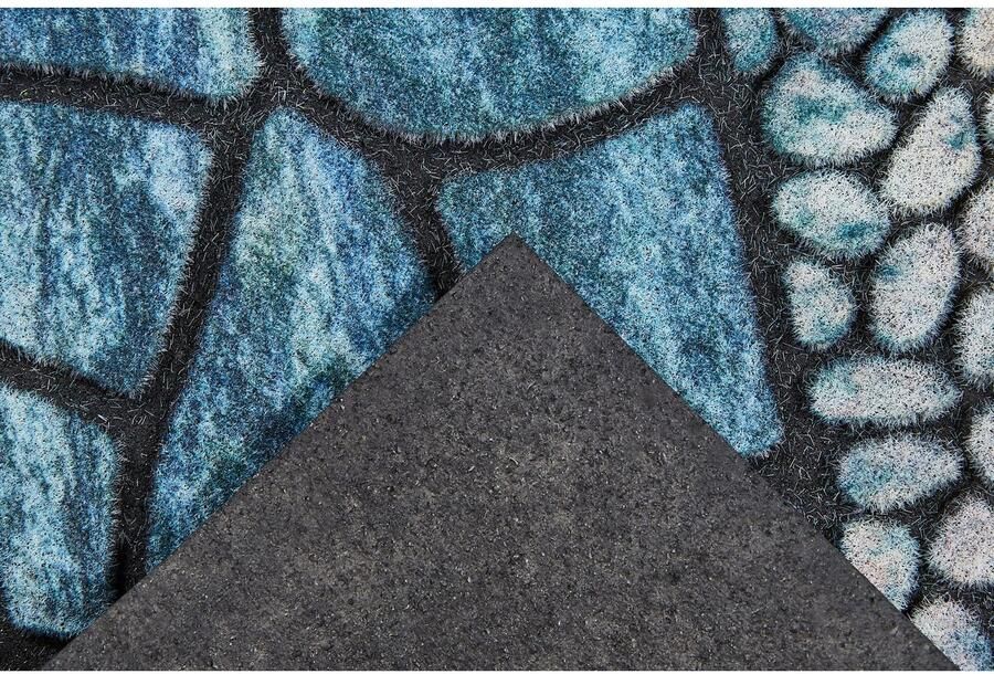 Andiamo Tredemat Outdoor set van 2 Buiten-traptredenmatten steenmotief tuin buitengebied