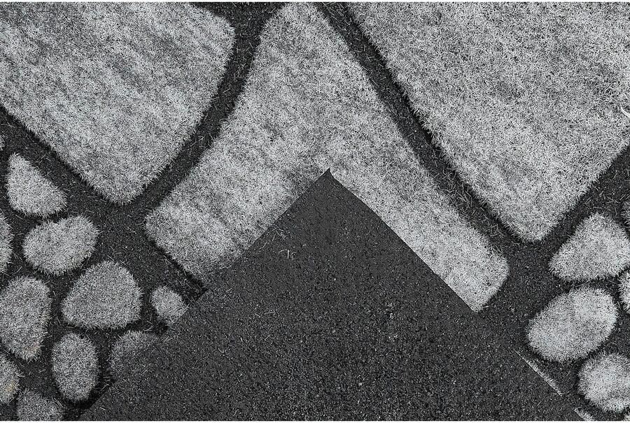 Andiamo Tredemat Outdoor set van 2 Buiten-traptredenmatten steenmotief tuin buitengebied