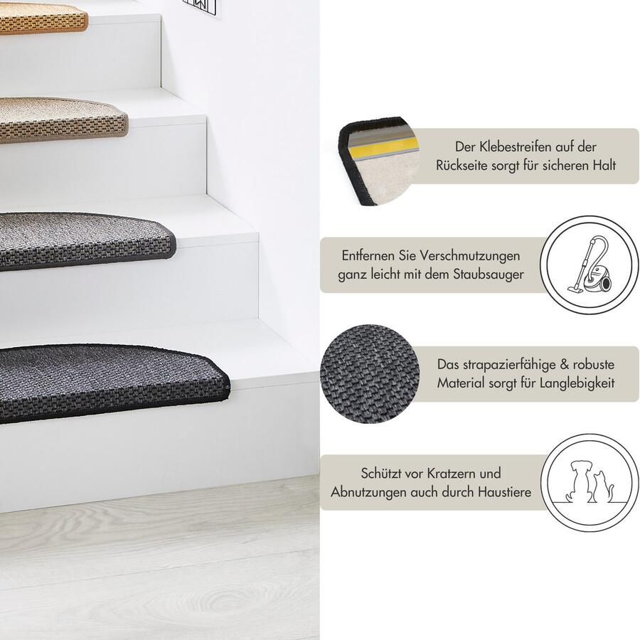 Andiamo Tredemat Skagen Made in Netherlands gemêleerd zelfklevend slijtvast 15 stuks in een set