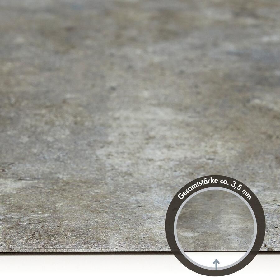 Andiamo Vinyl tapijt Marrakesch afwasbaar antislip tegel- of betonlook ook als loper (1 stuk)