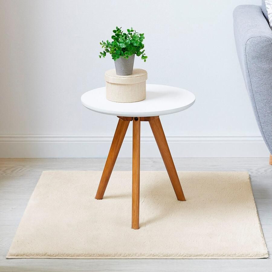 Andiamo Vloerkleed Arezzo Effen kleuren zachte pool wasbaar ideaal voor de woonkamer en slaapkamer