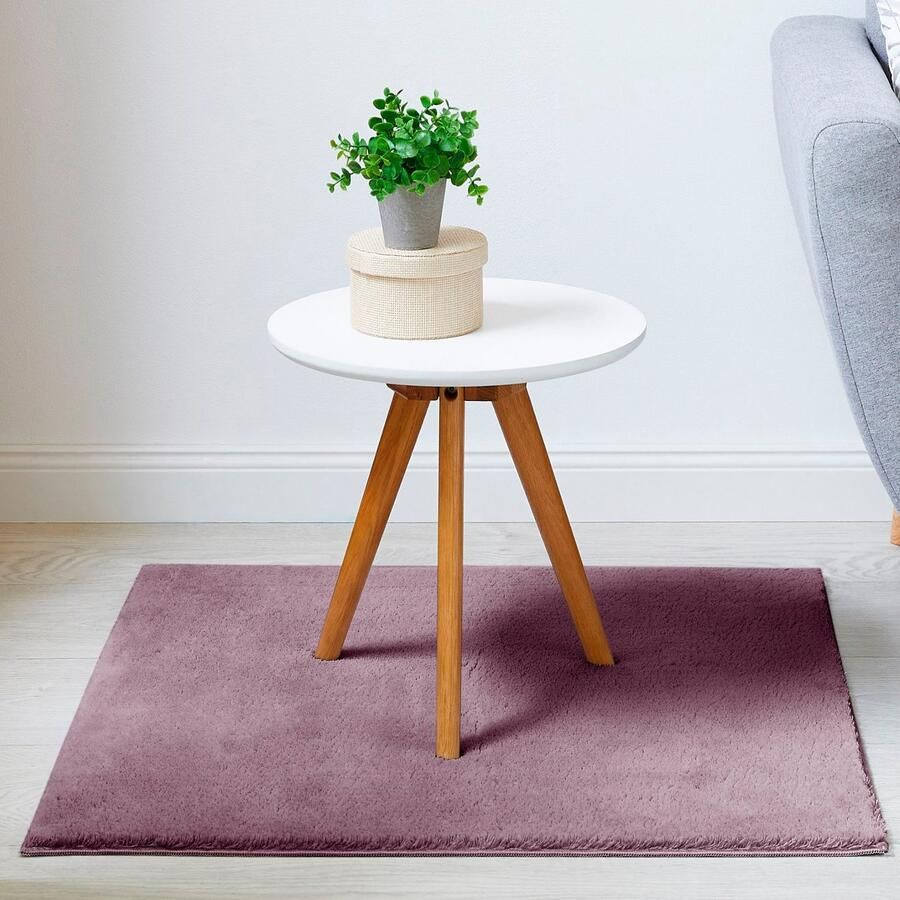 Andiamo Vloerkleed Arezzo Effen kleuren zachte pool wasbaar ideaal voor de woonkamer en slaapkamer