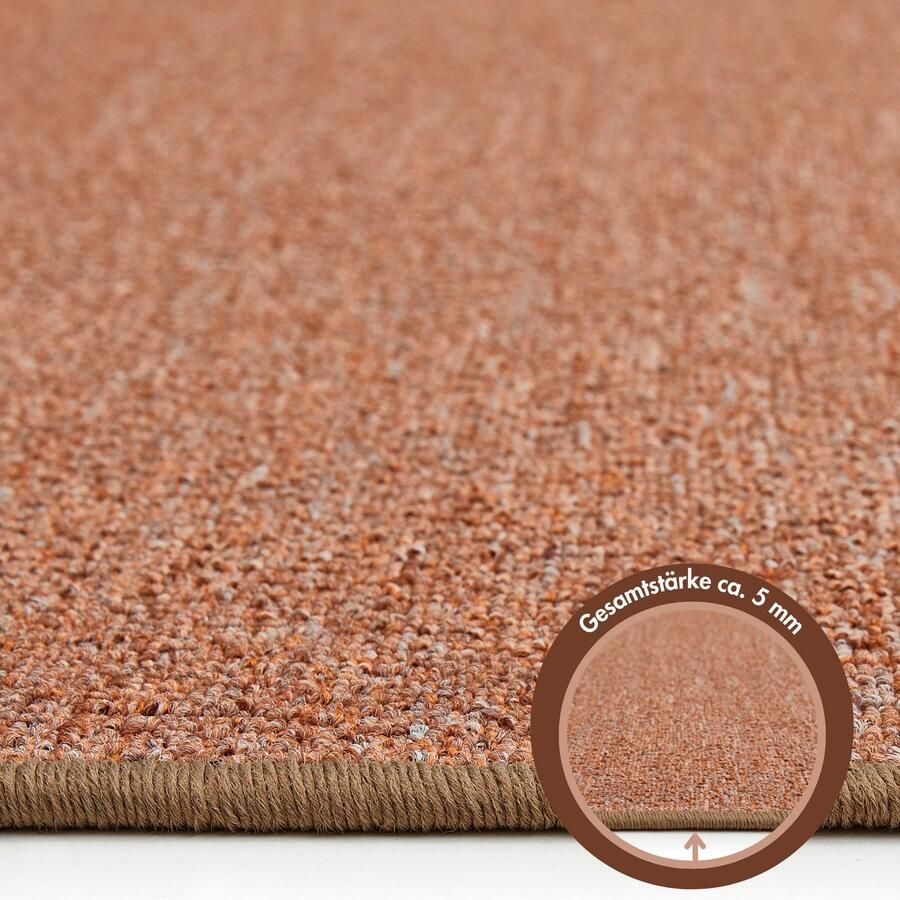 Andiamo Vloerkleed Luton Made in Germany gemêleerde look ook als loper woonkamer & slaapkamer